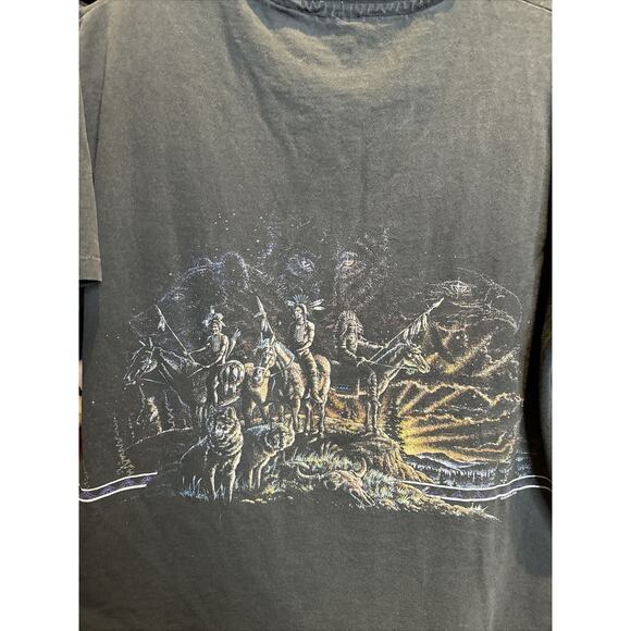 Vintage 1994 Cherokee Native American Shirt Size Large Made In USA - Picture 7 of 7